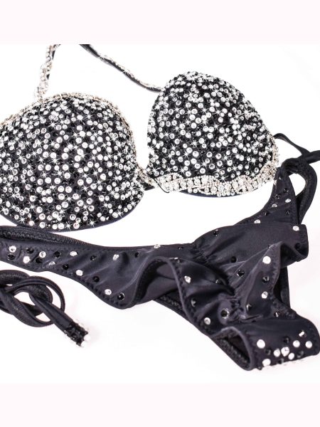 LUXURY CRYSTAL BIKINI FITNESS COMPETITION BIKINI