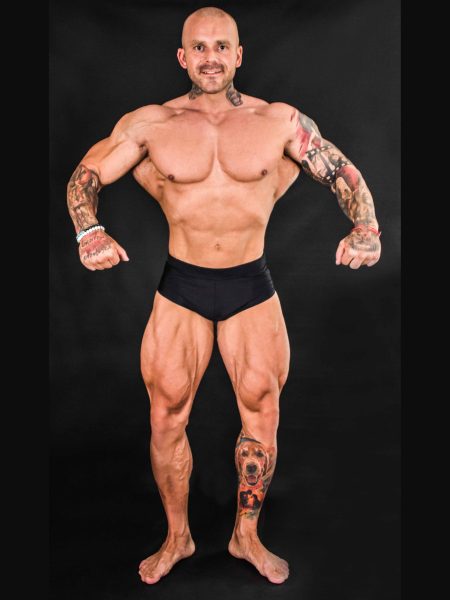 BLACK CLASSIC PHYSIQUE IFBB, ELITE PRO ( BOČNÁ STRANA 15CM )