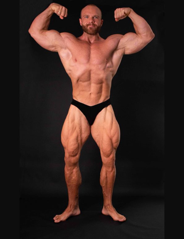 BLACK VELVET BODYBUILDING TRUNKS
