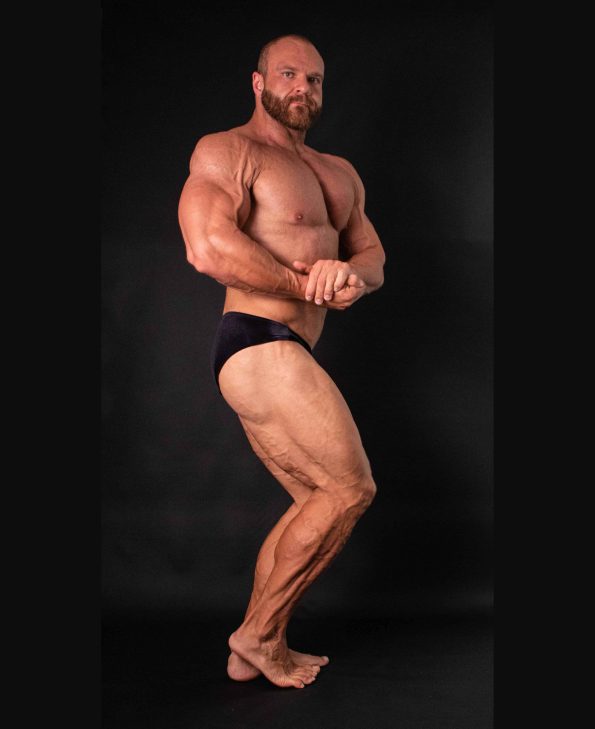 BLACK VELVET BODYBUILDING TRUNKS
