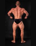 BLACK VELVET BODYBUILDING TRUNKS