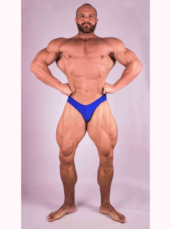 BLUE BODYBUILDING TRUNKS