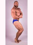 BLUE BODYBUILDING TRUNKS