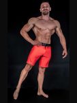 CORAL NEON MEN´S PHYSIQUE SHORTS