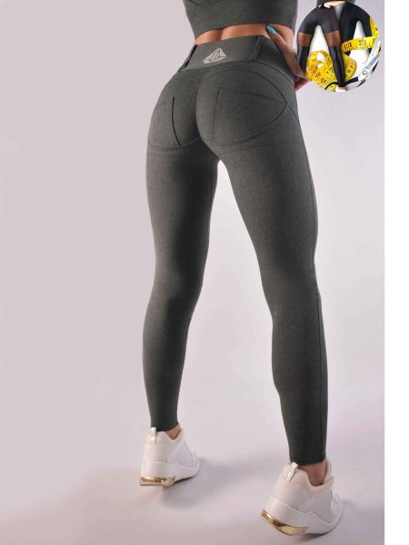 Vytvor si vlastné push-up nohavice GREY DARK
