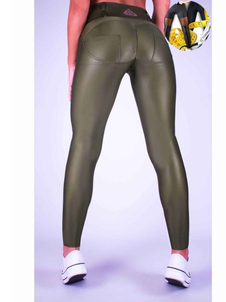 Vytvor si vlastné push-up nohavice METALLIC OLIVE