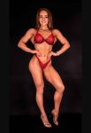 DELUXE RED BODY FITNESS COMPETITION BIKINI