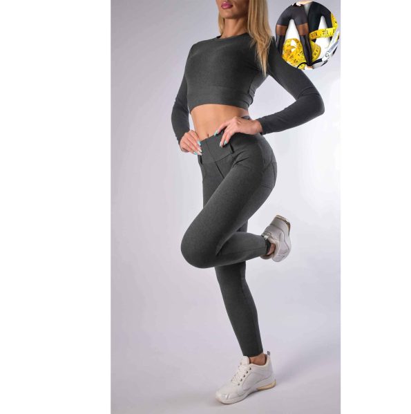 Vytvor si vlastné push-up nohavice GREY-DARK