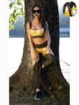 Vytvor si vlastné push-up legíny GOLD OLIVE