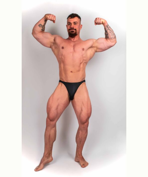 BLACK BODYBUILDING TRUNKS