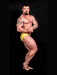 YELLOW BODYBUILDING TRUNKS