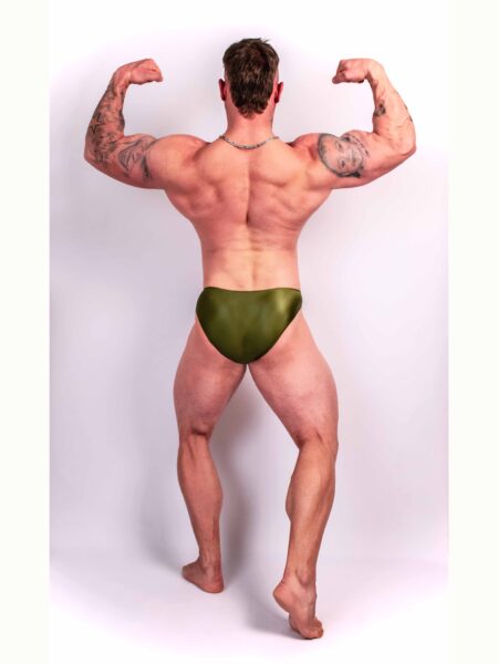 OLIVE BODYBUILDING TRUNKS SANK, ICN, OSTATNÉ ( DĹŽKA BOČNEJ STRANY 2CM )