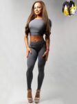 Vytvor si vlastné push-up nohavice MOON GREY