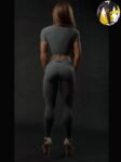 Vytvor si vlastné push-up nohavice MOON GREY