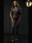 Vytvor si vlastné push-up nohavice MOON GREY