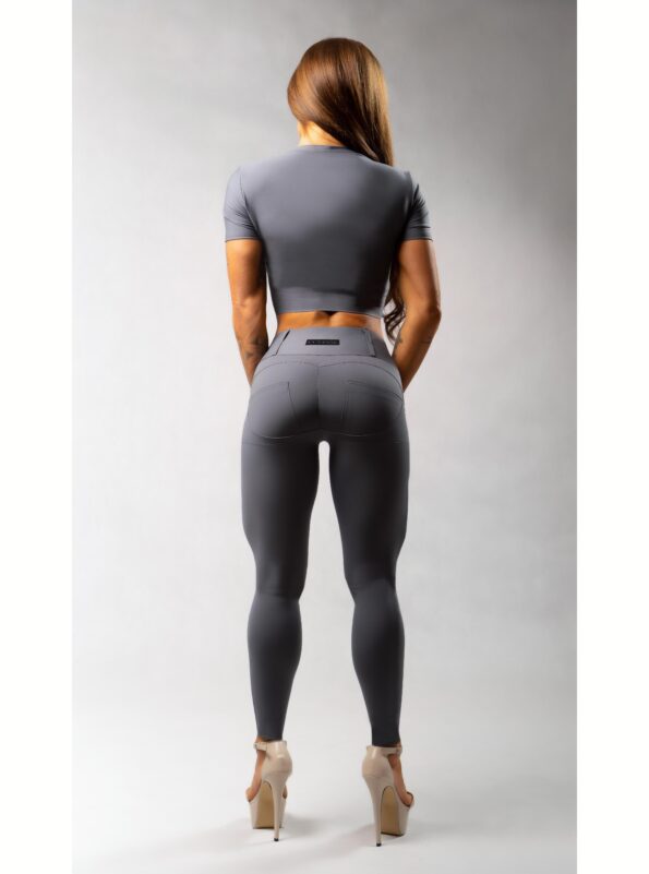 MOON GREY CROP TOP
