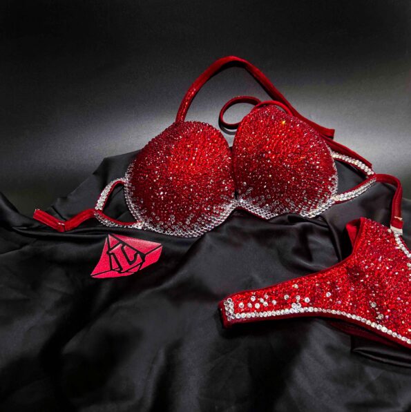 DIAMOND ROSE BIKINI FITNESS COMPETITION BIKINI