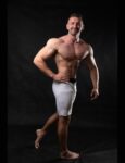 WHITE ENERGY MEN´S PHYSIQUE SHORTS