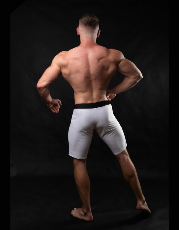 WHITE ENERGY MEN´S PHYSIQUE SHORTS