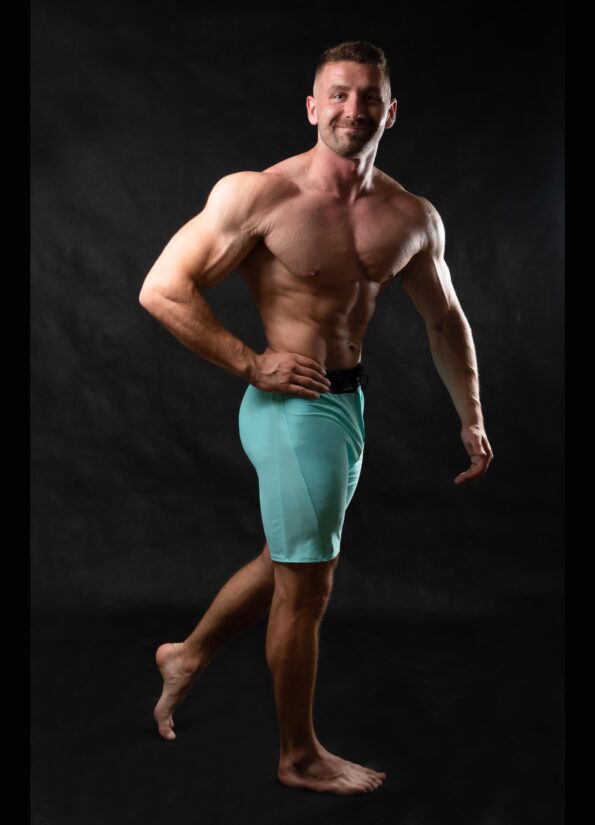 MINT GREEN MEN´S PHYSIQUE SHORTS