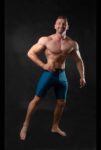 PRUSSIAN BLUE MEN´S PHYSIQUE SHORTS