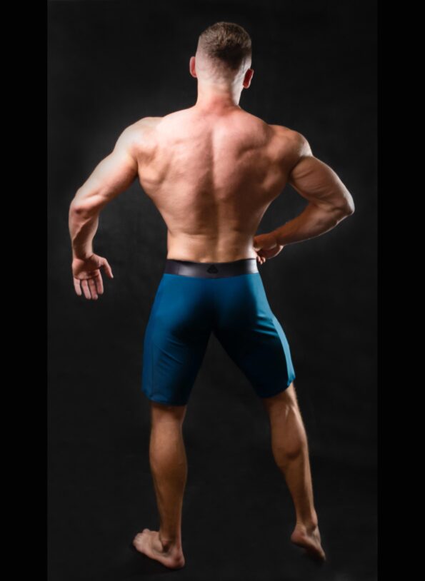 PRUSSIAN BLUE MEN´S PHYSIQUE SHORTS